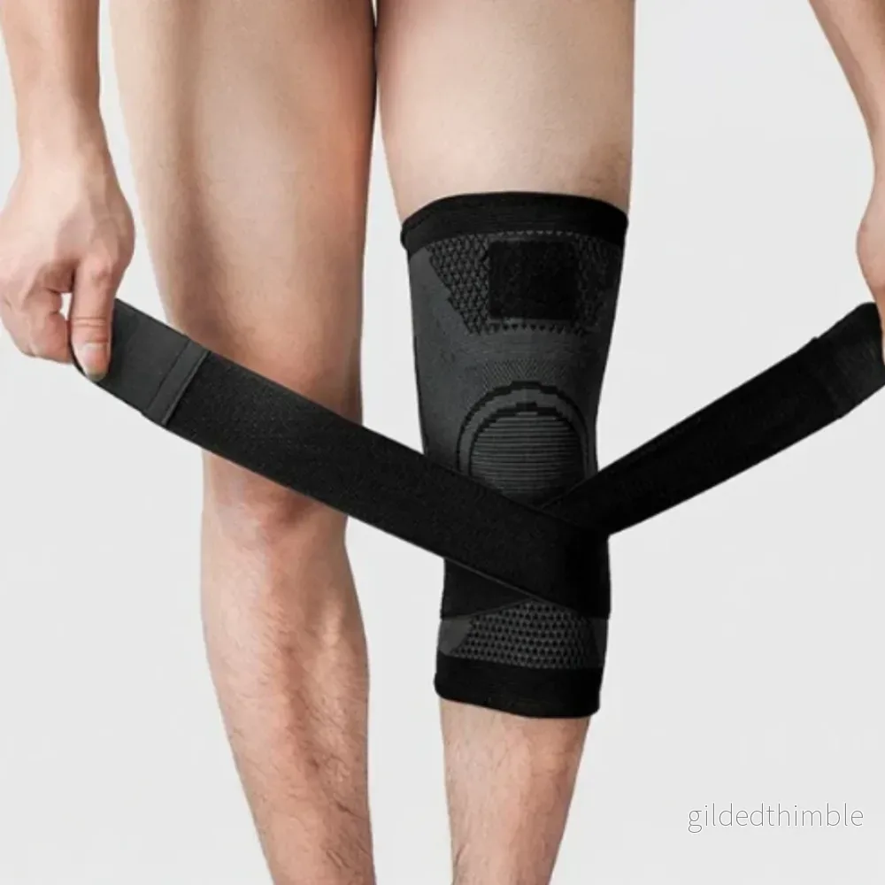 Elastiskt Sportknäskydd – Stödjande & Flexibelt Skydd för Träning och Sport - Bild 2