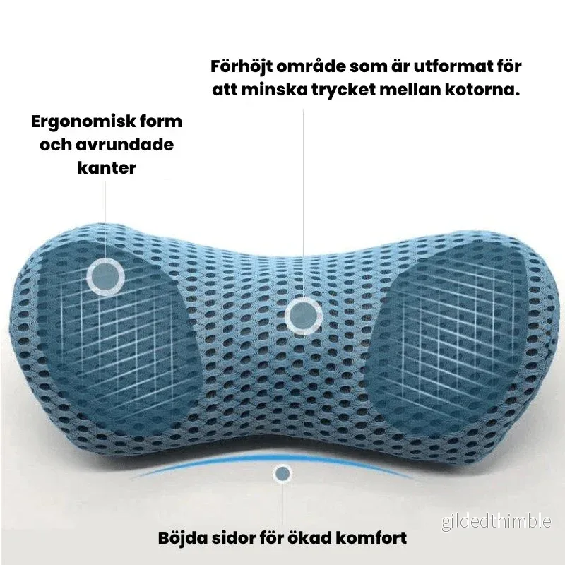 KomfortKudde – Ländryggskudde i Minnesskum för Dagligt Bruk - Bild 2