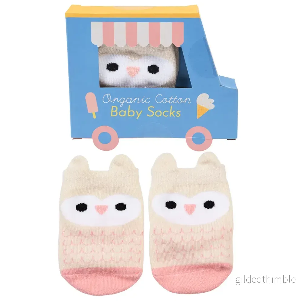 Baby Socks Pink Owl Baby Socks Pink Owl