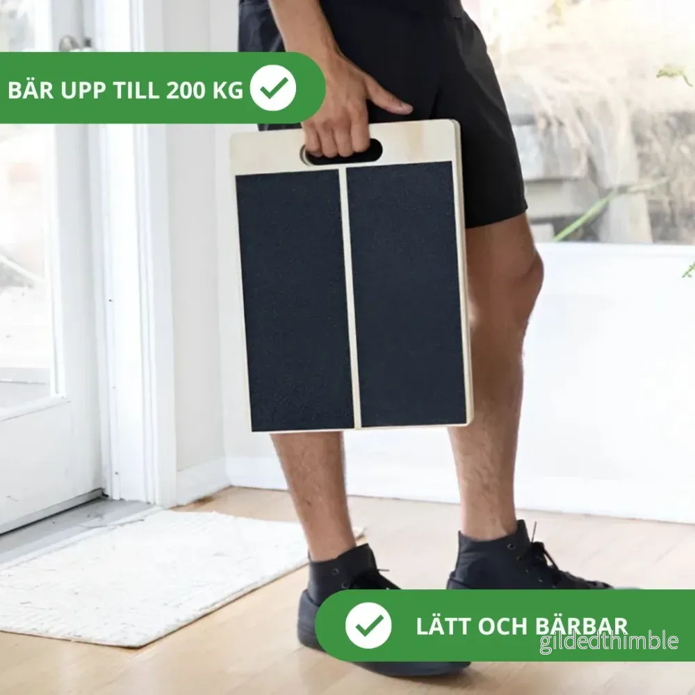 Justerbar Lutningsbräda i Trä – För Stretching och Rörlighet - Bild 3