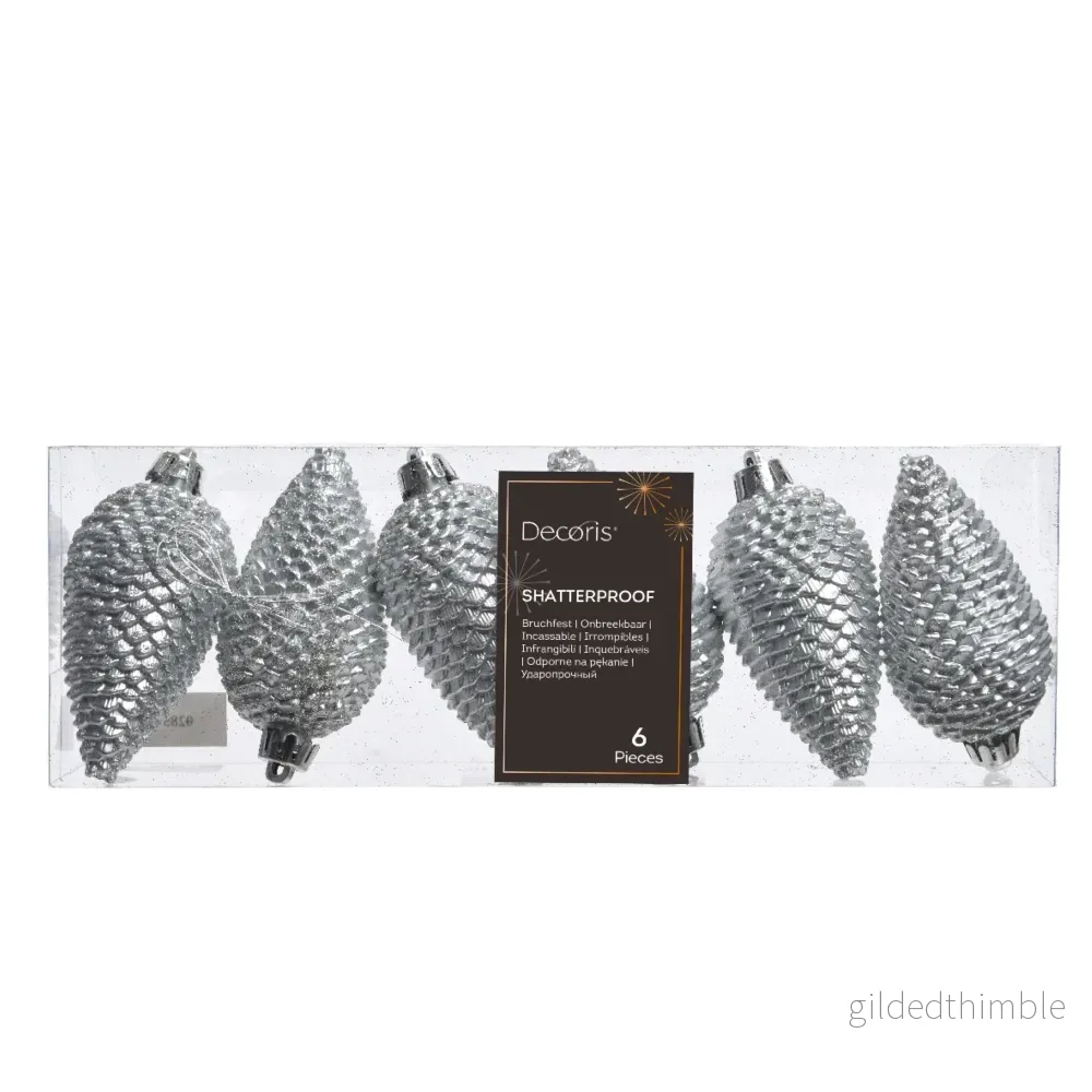 Kottar Silver i plast 6st - Bild 2