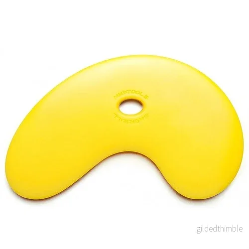 Large Bowl Rib, drejsken, flexibel, gul