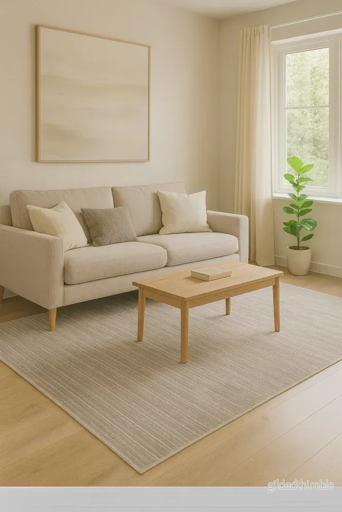 Sydney Sand – Elegant Texturmatta i Dimgrå Nyans med Horisontell Djupverkan - Bild 3