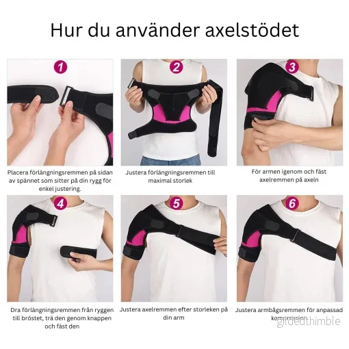 Justerbart axelstöd för extra stabilitet och rörelsefrihet (DAM) - Bild 3