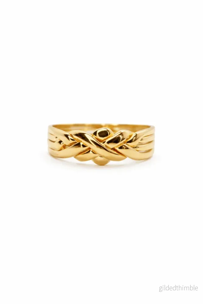 Pusselring 18k guld 4 delar Pusselring 18k guld 4 delar