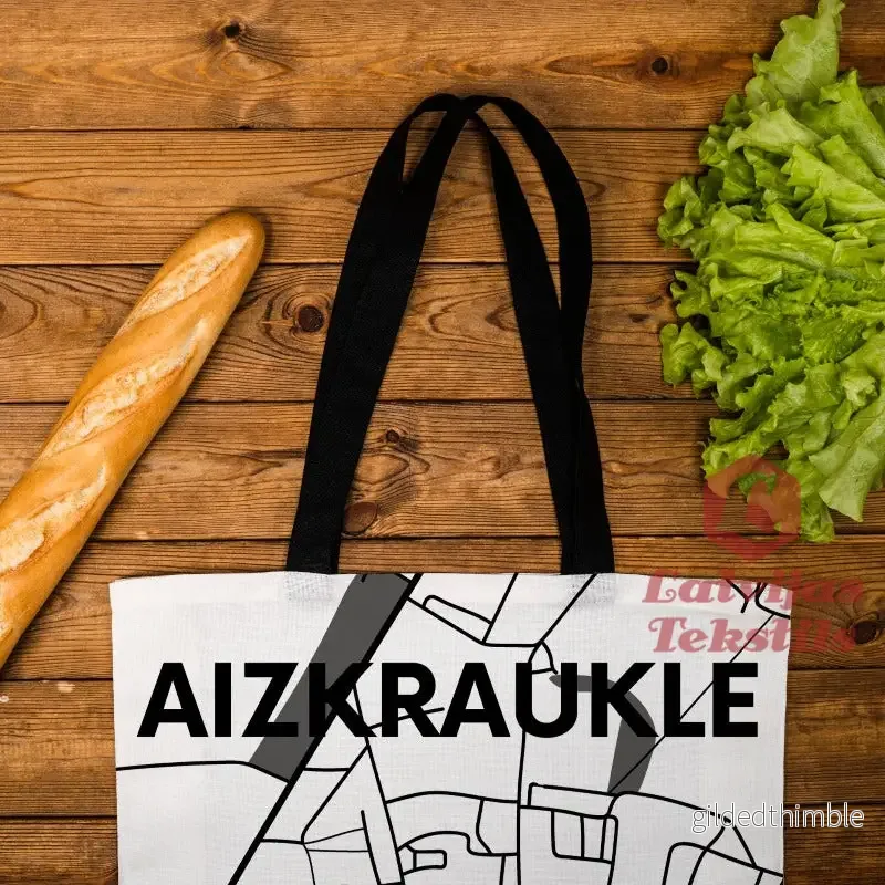 Lina vai kokvilnas auduma maisiņš "Aizkraukle" - Bild 2