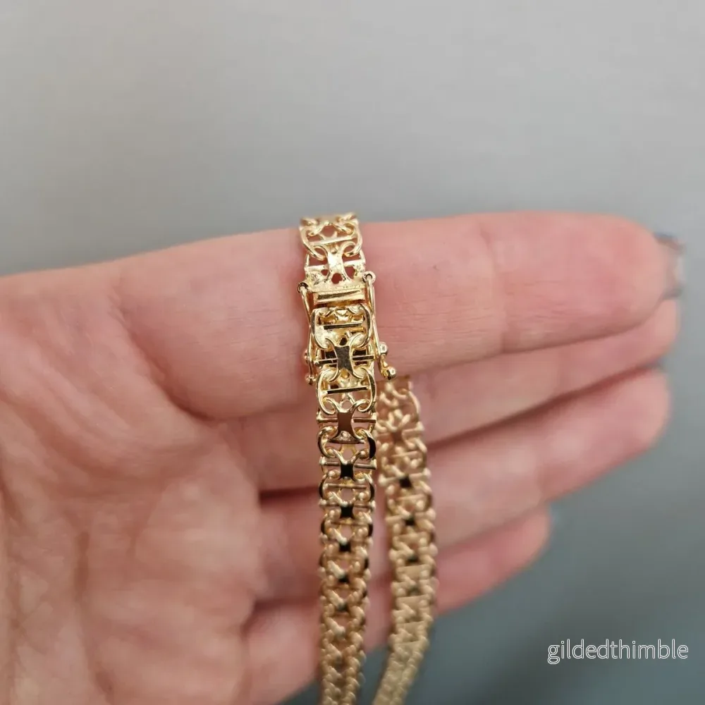 Doserad x-länk 18k guld - Bild 2