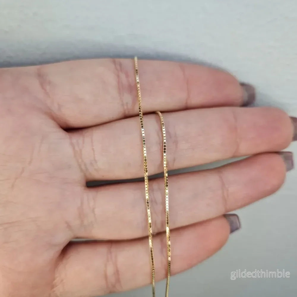 Guldkedja – Venezia Bredd 0,8mm