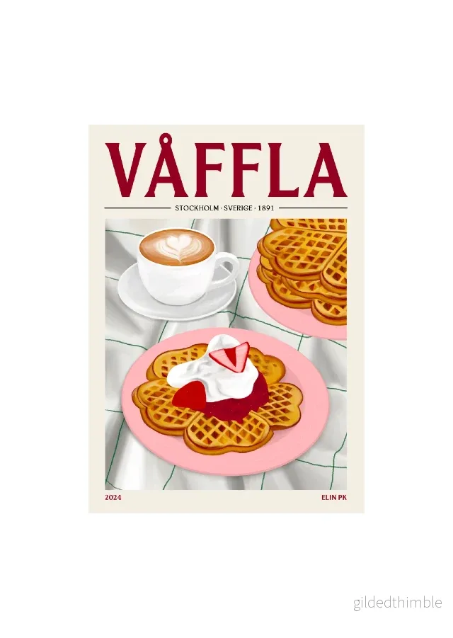 Elin PK Poster – Våffla