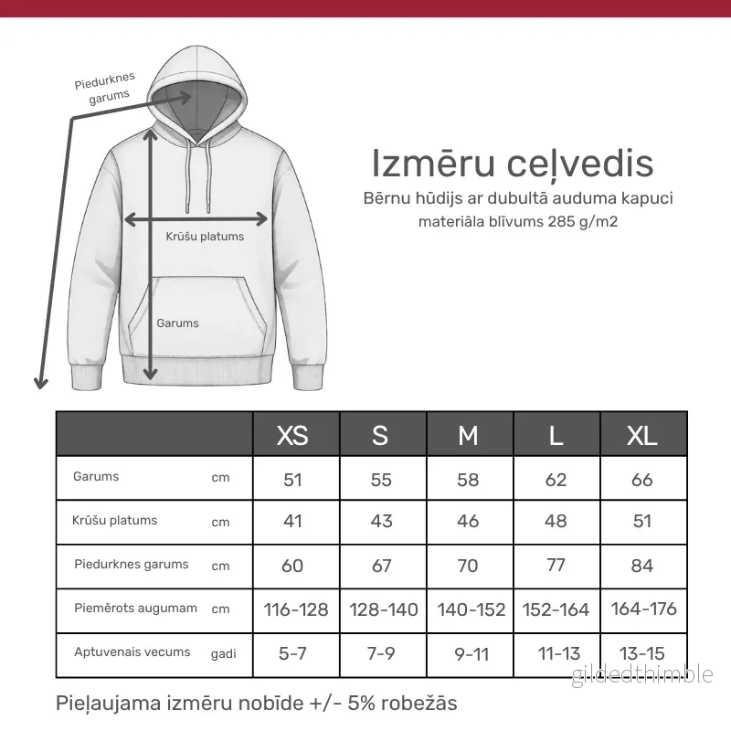 Klasiskais hūdijs bērnam | Tumši pelēks ar tekstūru - Bild 3