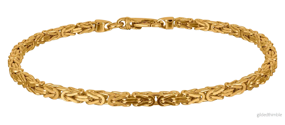 Armband Kejsarlänk 18k guld 21cm x 2,9mm - Bild 3