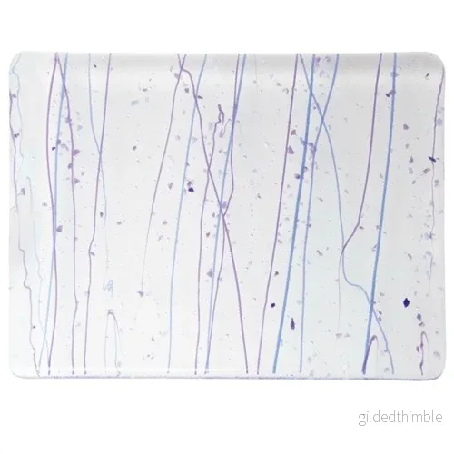 4242-0030 Lavendel & Lila Fritt , Koboltblå & Lila Stringers 3mm.