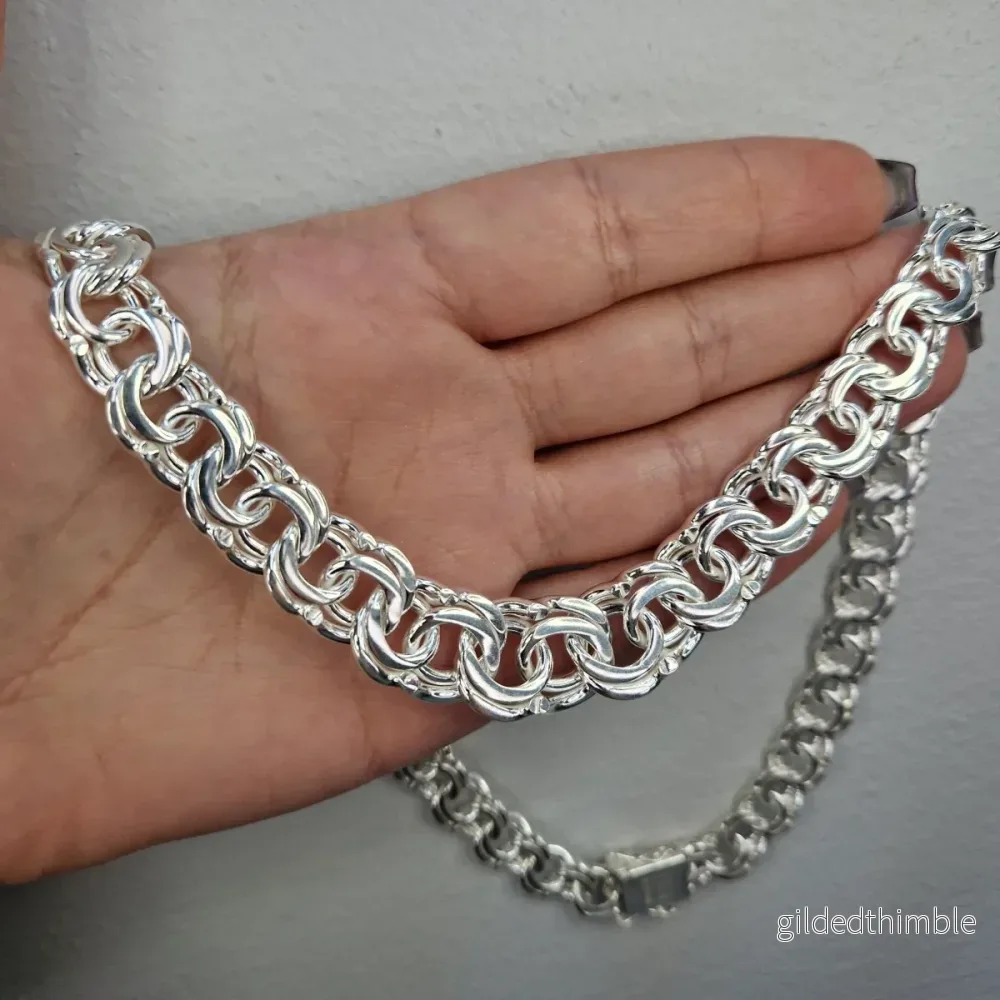 Bismarck halsband sterling silver 16mm