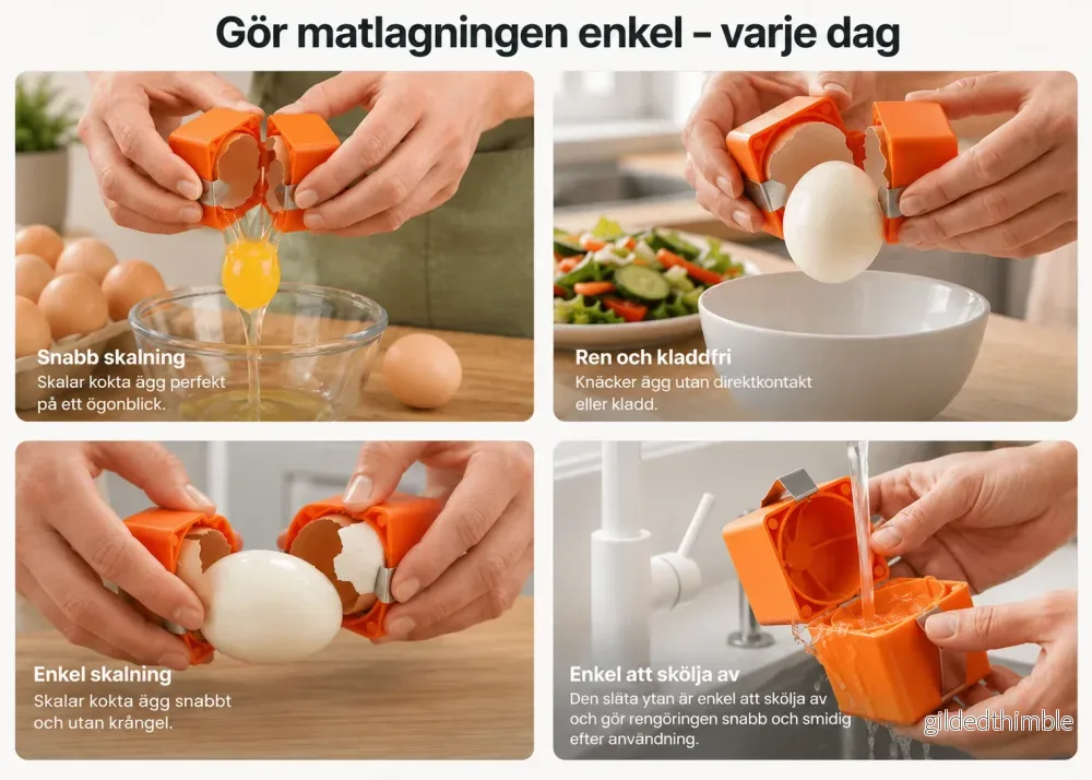 Äggla™ – Knäck ägget utan skalbitar - Bild 3