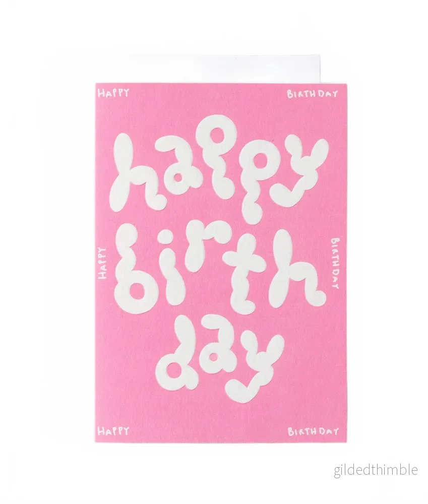 Gratulationskort – Happy Birthday Gratulationskort – Happy Birthday