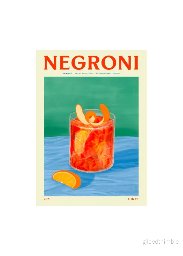 Elin PK Poster – Negroni