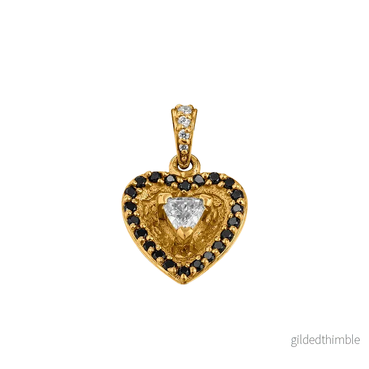 Diamant hjärta hängsmycke 18k guld 0,33ct Diamant hjärta hängsmycke 18k guld 0,33ct