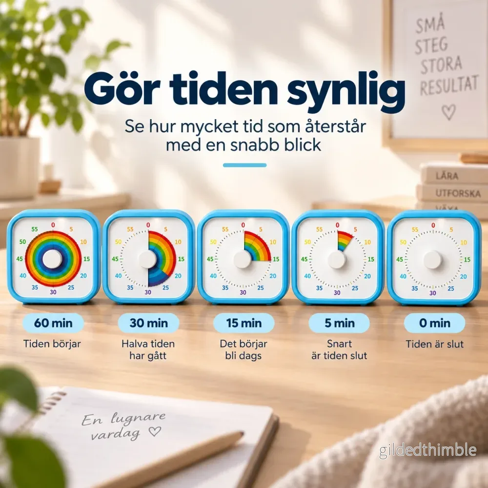 Regnbågsro™ – Se tiden gå, känn lugnet komma | Visuell timer - Bild 2