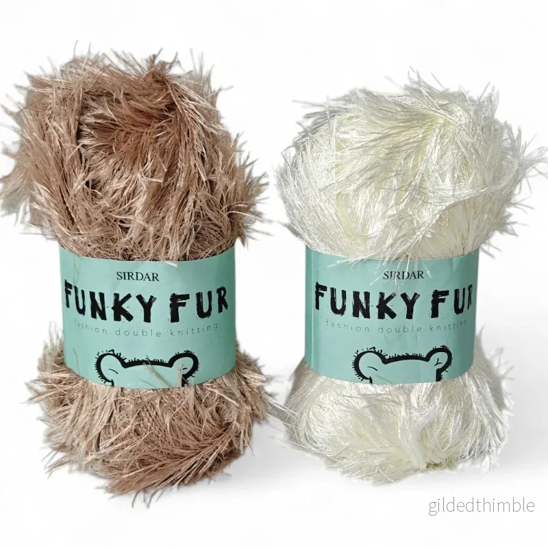Funky Fur- Mjukt Pälsgarn 50g. - Bild 2