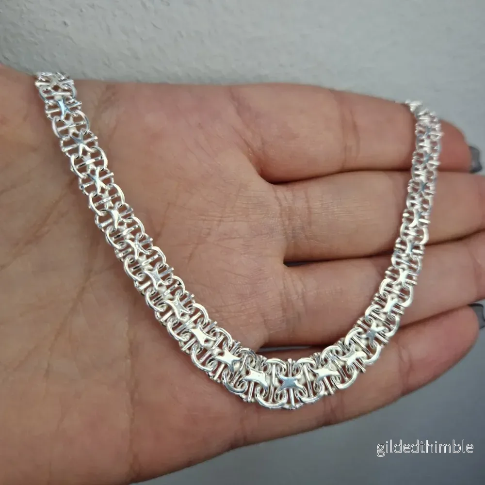 Silverhalsband – X-länk Silverhalsband – X-länk