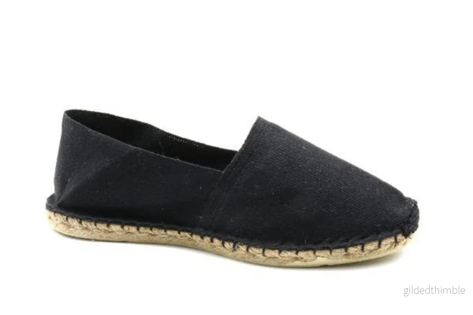 Espadrillos i canvas 'Basque' Black - Bild 3