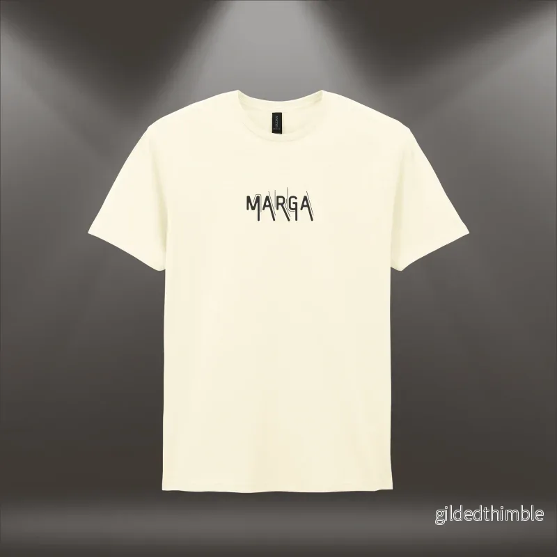 Kokvilnas T-krekls ar vārdu "Marga"