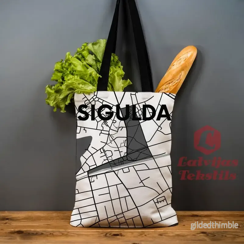 Lina vai kokvilnas auduma maisiņš "Sigulda"