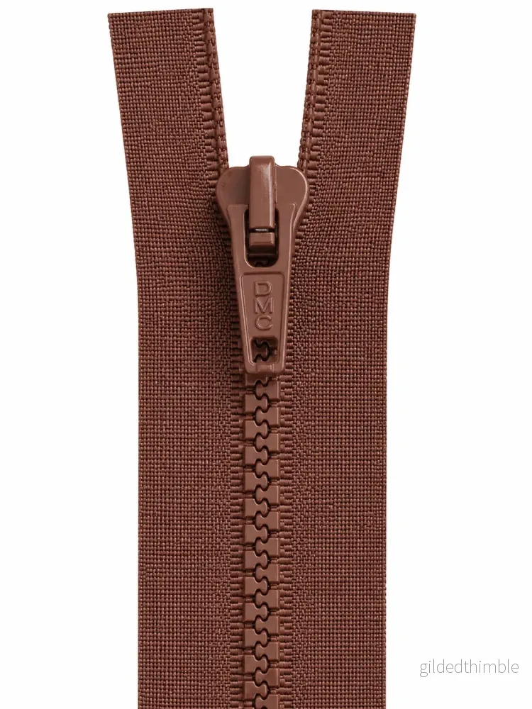 Dragkedja delbar 6mm brun Dragkedja delbar 6mm brun