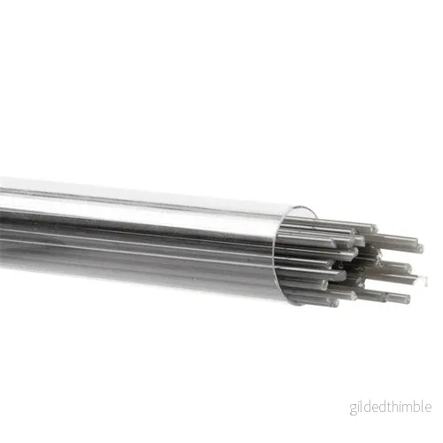 Be Stringer , 2 mm skiffergrå ogenomskinlig sträng Be Stringer , 2 mm skiffergrå ogenomskinlig sträng