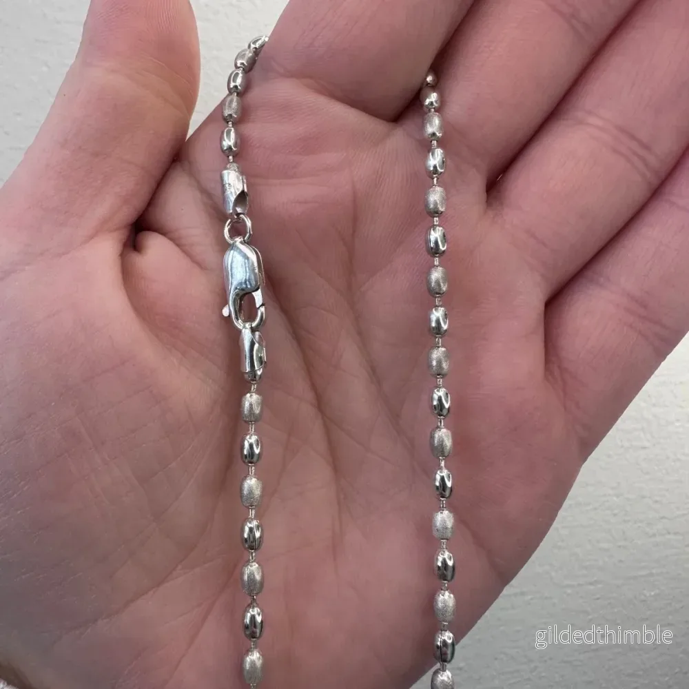 Silver halsband Anna