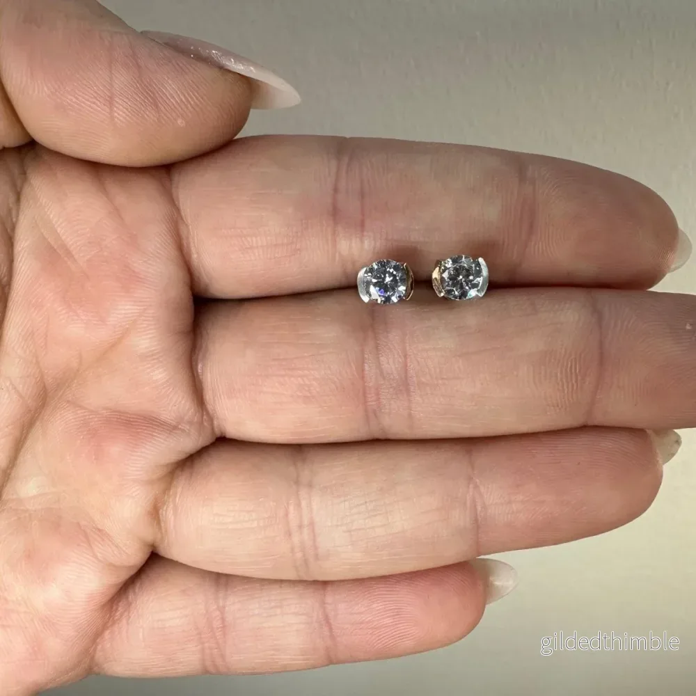 Örhängen silver med roseguld plätering Örhängen silver med roseguld plätering