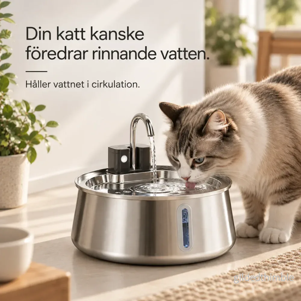 Källro™ – Smart vattenfontän med rinnande vatten (+Gratis gåva) - Bild 3