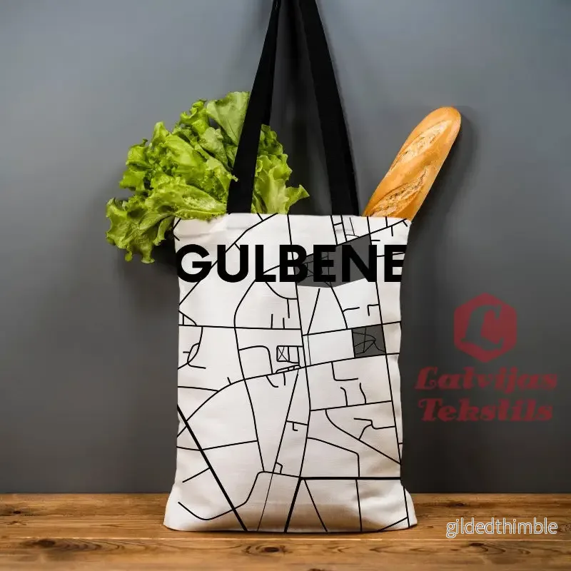 Lina vai kokvilnas auduma maisiņš "Gulbene" - Bild 3