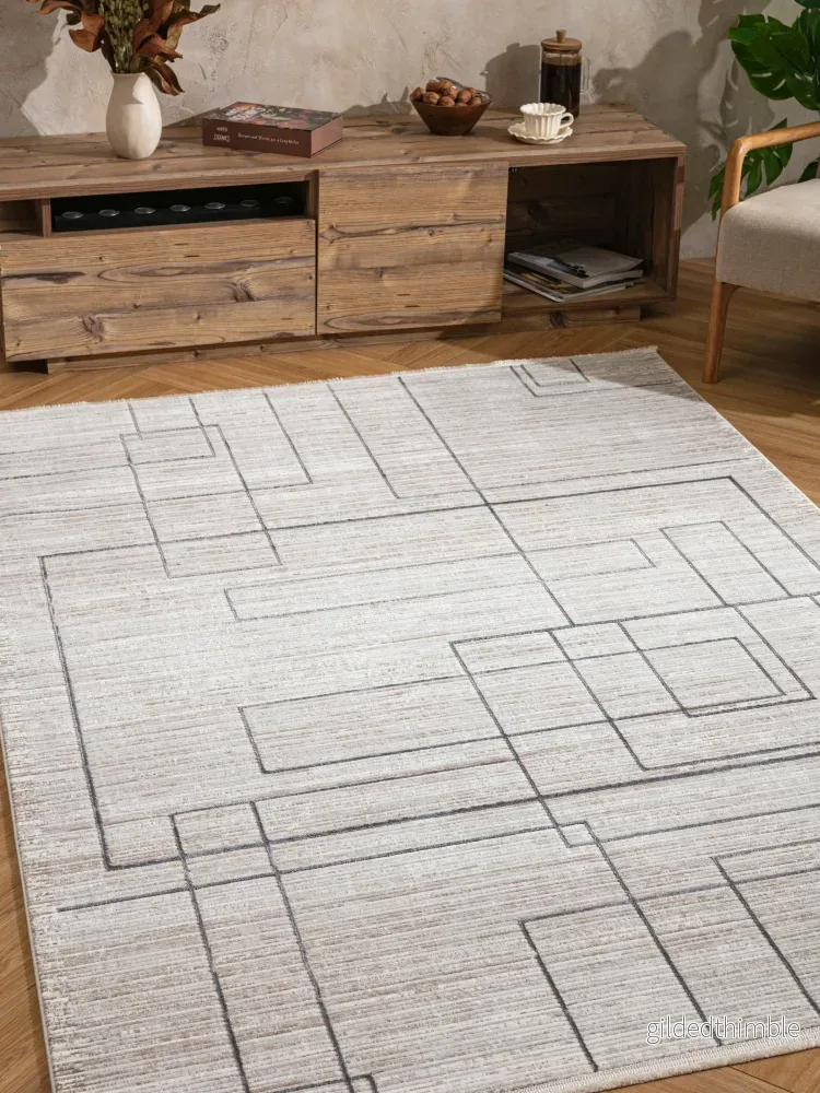 Jasmin BrunLinjär – Geometrisk balans i varm nyans - Bild 2