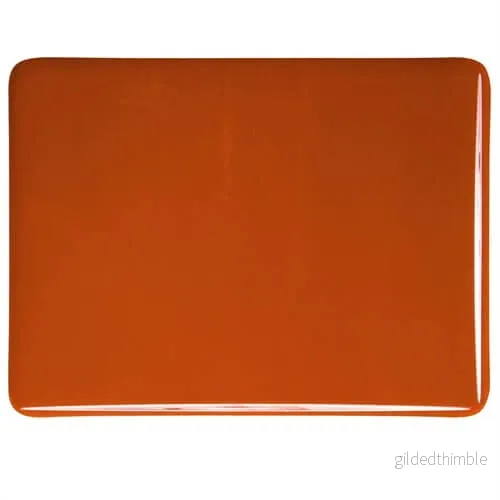 Bullseye 0329-0050 Bränt Orange Opak 2mm. Bullseye 0329-0050 Bränt Orange Opak 2mm.