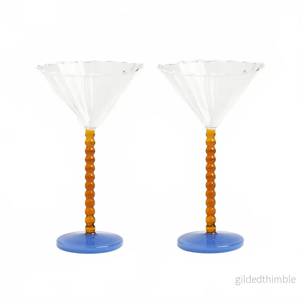 Coupeglas Perle Amber 2-pack Coupeglas Perle Amber 2-pack