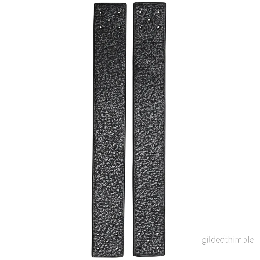 Remmar att sy på – konstläder – 2-p. – 22 x 2,2 cm. – Svart Remmar att sy på – konstläder – 2-p. – 22 x 2,2 cm. – Svart