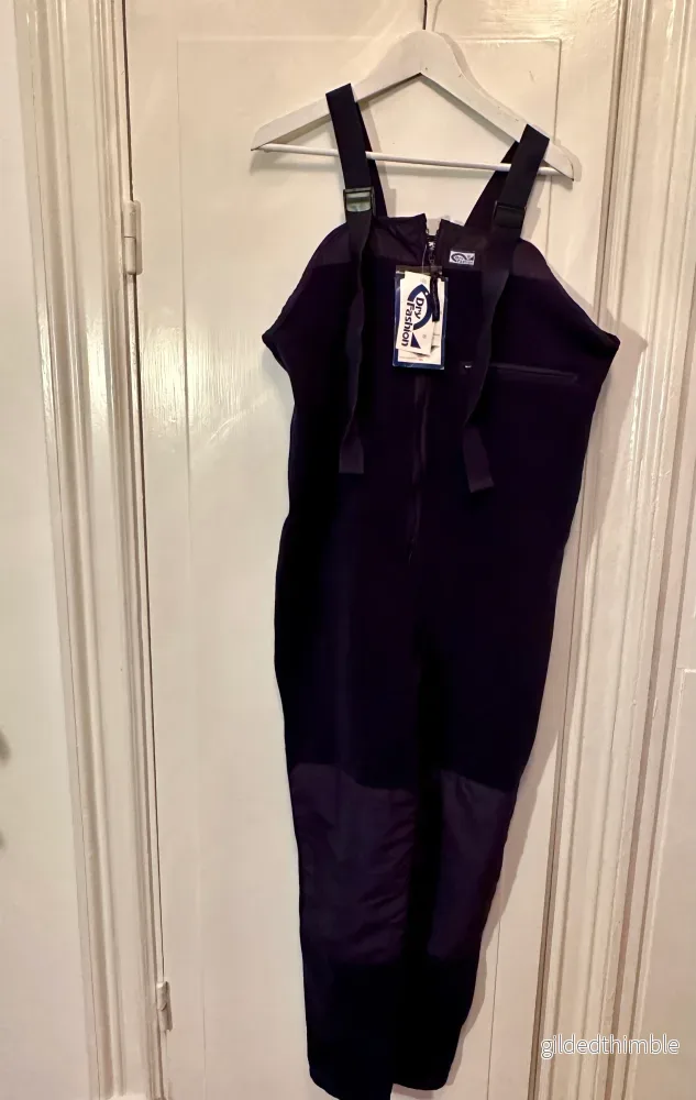 Fleece hängselbyxor i stl XL - Bild 2