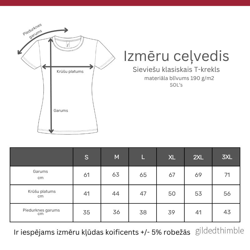 Sieviešu T-krekls - klasiskais | 190 g/m² | Oranžs - Bild 3