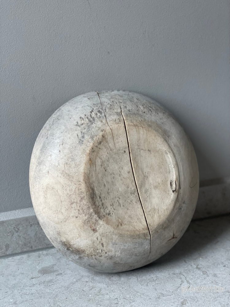 Svensk allmoge träskål 'Nr 49' - Bild 3