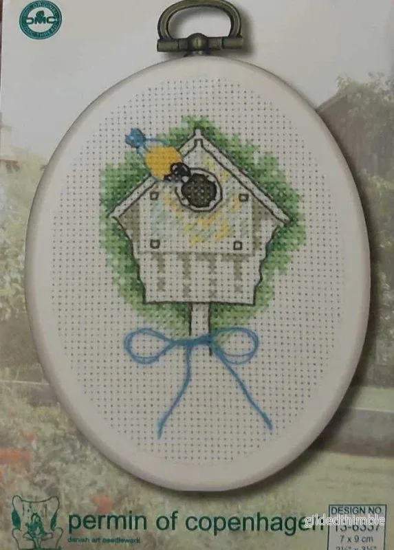 DMC Broderitavla Komplett Kit 9x7cm Ram ingår. - Bild 3