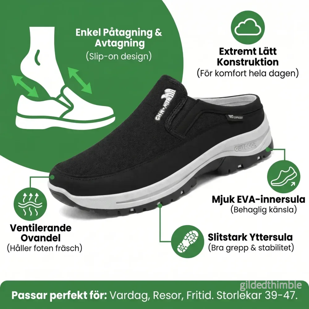 Lätta Slip-On Fritidsskor Herr - Bild 2
