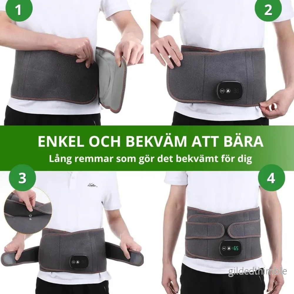 Värmebälte med Rödljus & Vibrationsmassage - Bild 3