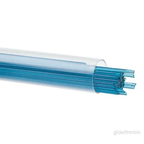 Bullseye Turquoise Transp Stringer 1116-0272, 2mm Bullseye Turquoise Transp Stringer 1116-0272, 2mm