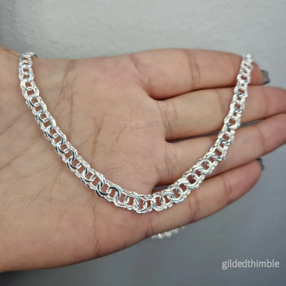 Bismarck halsband sterling silver 7mm