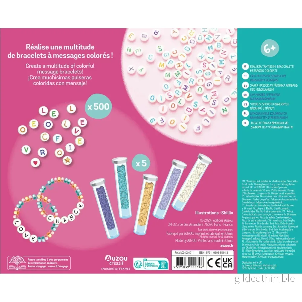 Pärlset - Armband med Bokstäver - Bild 2
