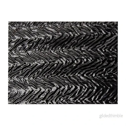 0100-HR70 Black Herringbone Opak 3mm 0100-HR70 Black Herringbone Opak 3mm