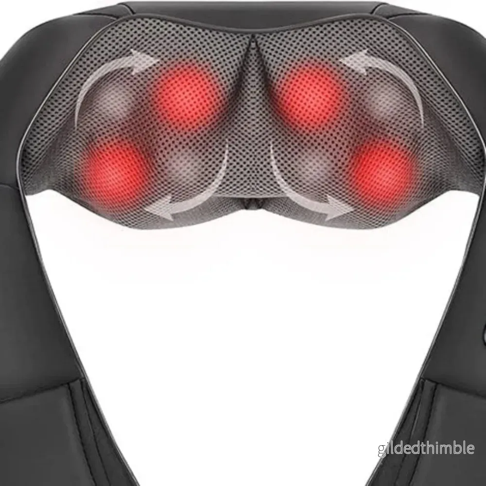 Shiatsu Nack- & Ryggmassager med Värme - Bild 2
