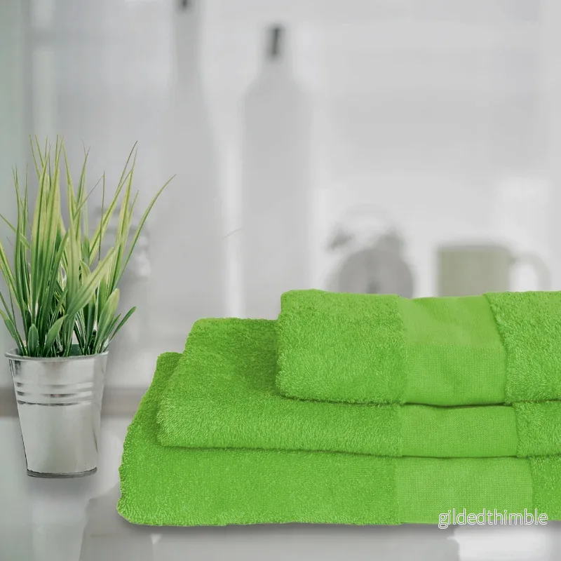 Ikdienas frotē dvielis 360 g/m² | Laima zaļais