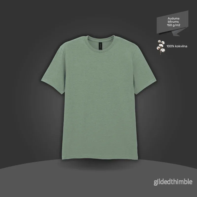 Pamata T-krekls | 150 g/m² | Salvijas zaļš Pamata T-krekls | 150 g/m² | Salvijas zaļš